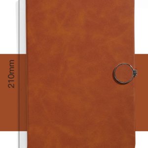 Single Buckle Leather Notebook 2