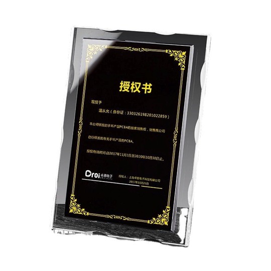 Table Top A4 K9 Crystal Awards 11