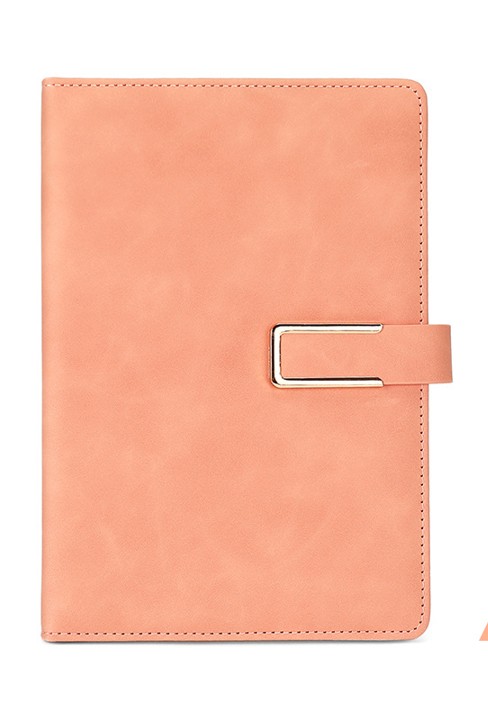 U Magnet Buckle Leather Notebook 12