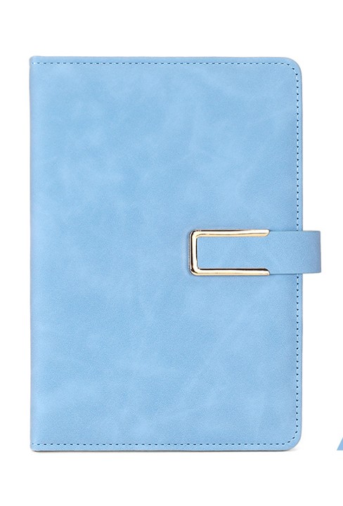 U Magnet Buckle Leather Notebook 13