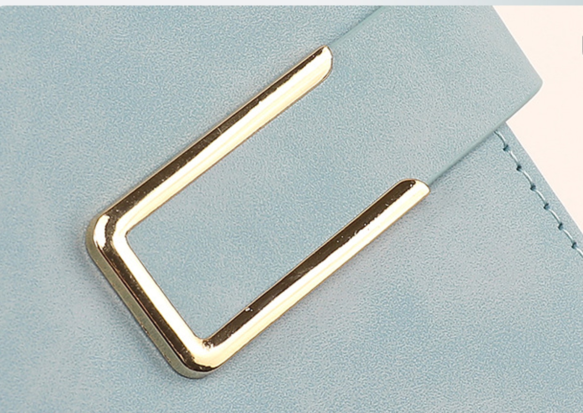 U Magnet Buckle Leather Notebook 5