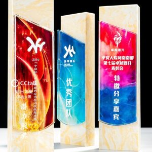 Wooden Tinted Designer Acrylic Plaque 10