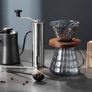 7 Piece Pourover Premium Coffee Gift Set