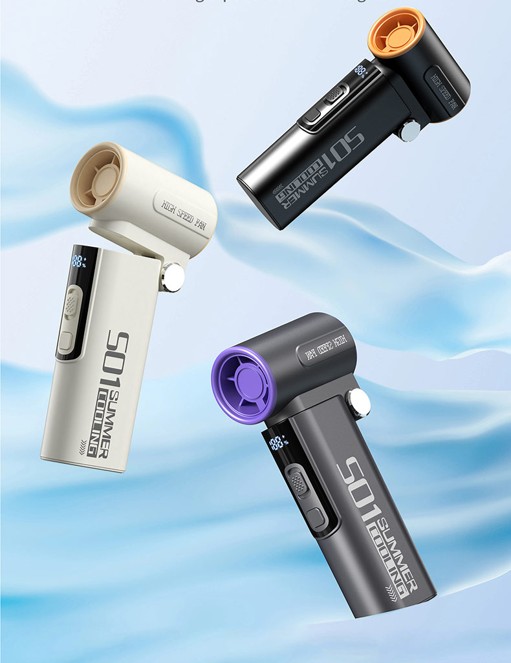 Aero Bolt Head Foldable Fan - Image 6