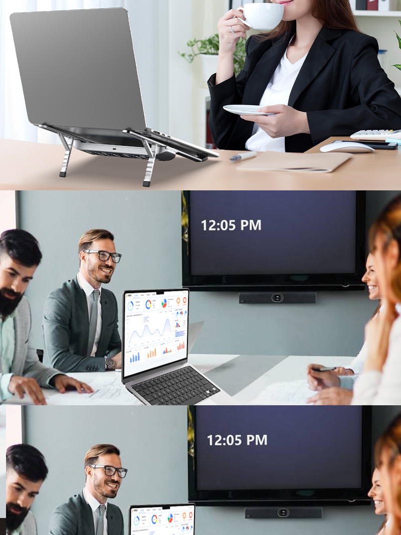 CoolEdge X17 – Foldable Laptop Stand with Fans - Image 6