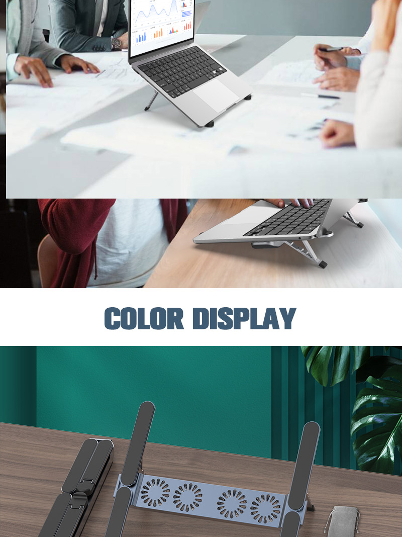 CoolEdge X17 – Foldable Laptop Stand with Fans - Image 7