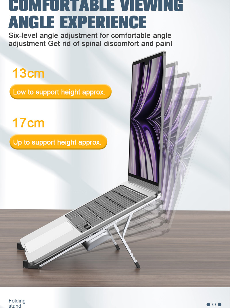 CoolEdge X17 – Foldable Laptop Stand with Fans - Image 17