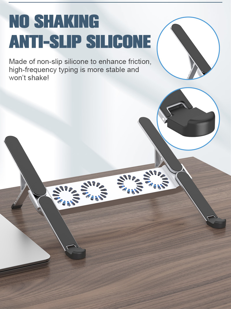 CoolEdge X17 – Foldable Laptop Stand with Fans - Image 18