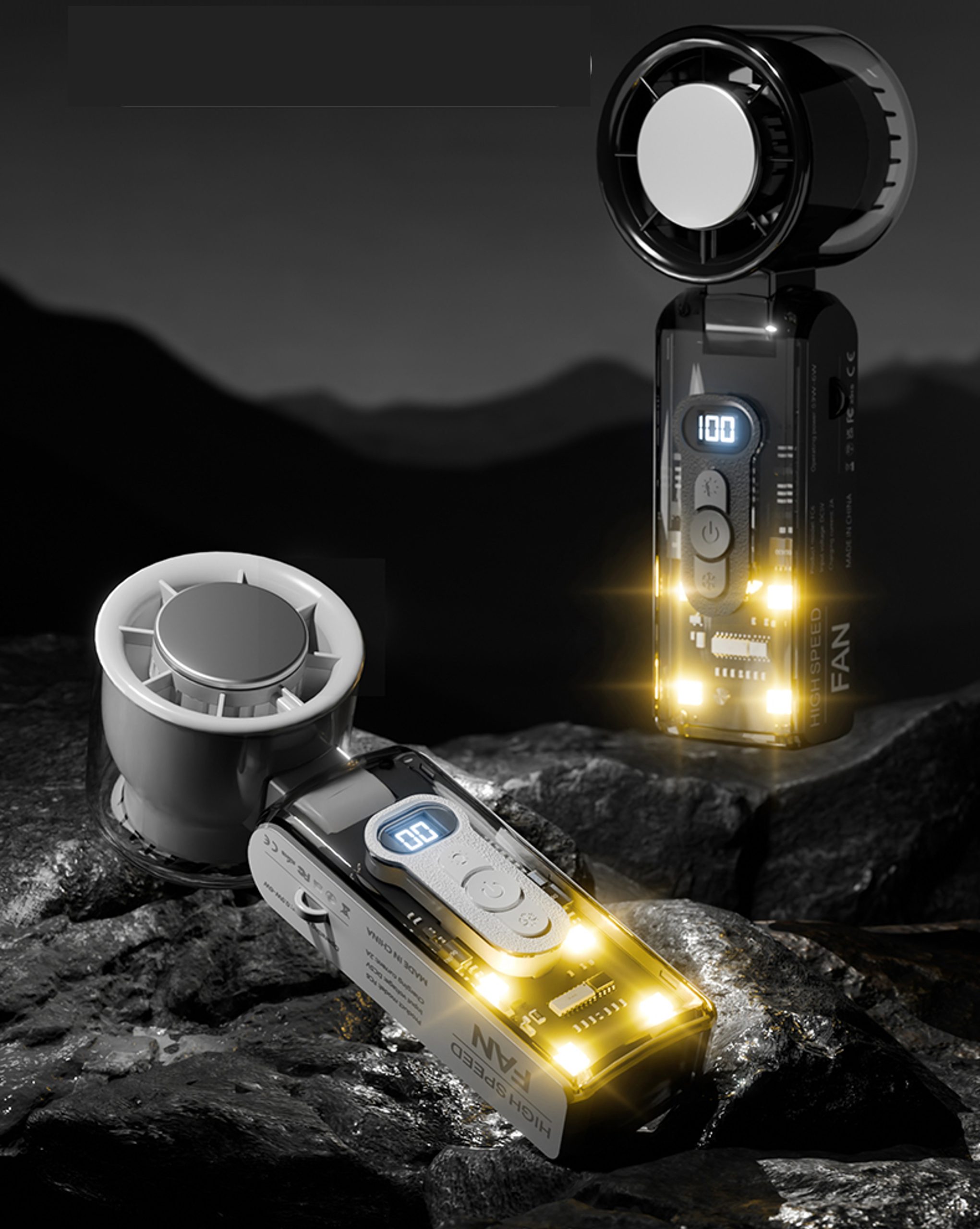 Glacier Core Thermal Cool Foldable Fan - Image 4