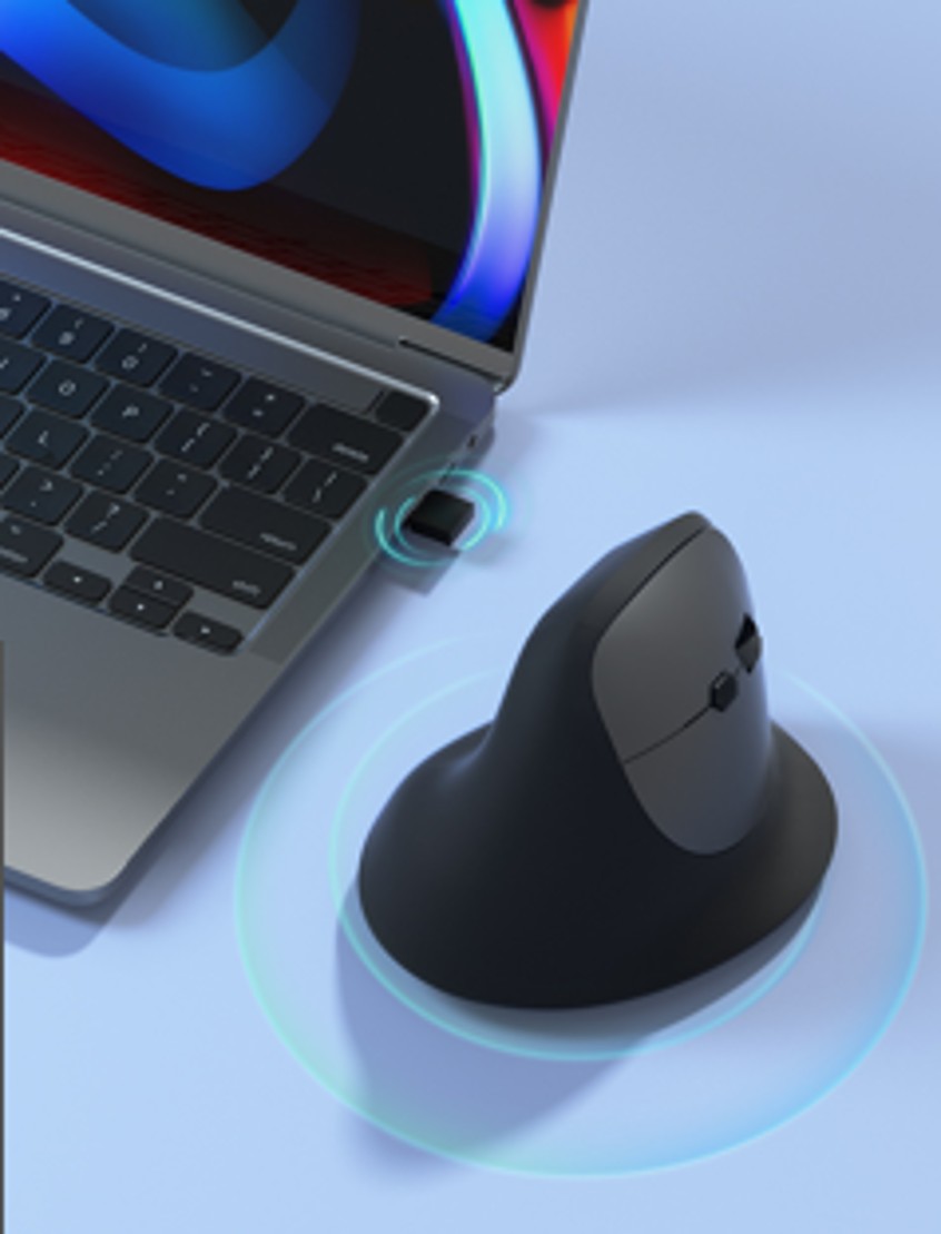 ErgoLift Dual Wireless Vertical Mouse