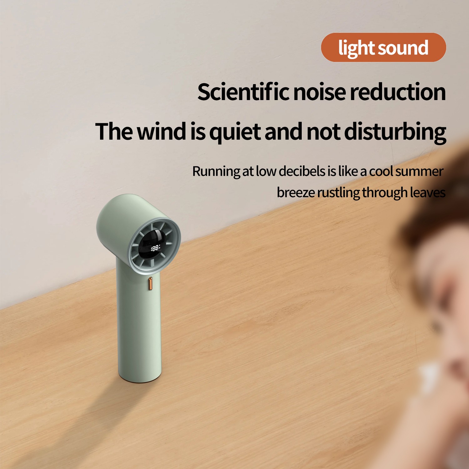 F368 Handheld High-Speed Mini Fan - Image 2