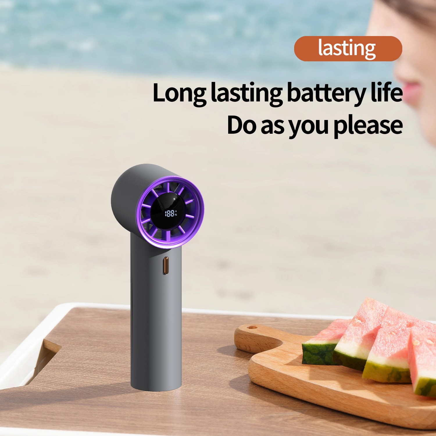 F368 Handheld High-Speed Mini Fan - Image 6