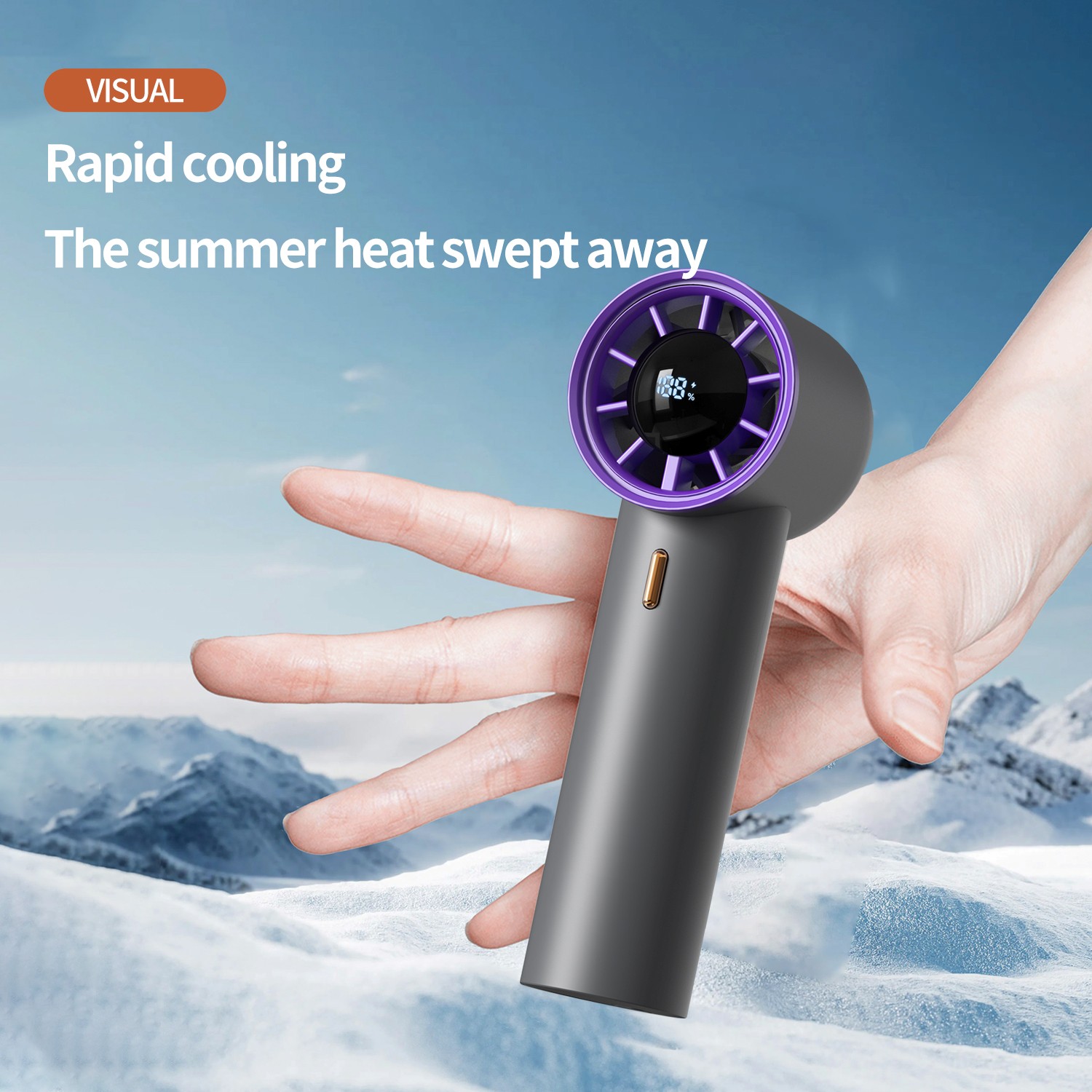 F368 Handheld High-Speed Mini Fan - Image 13