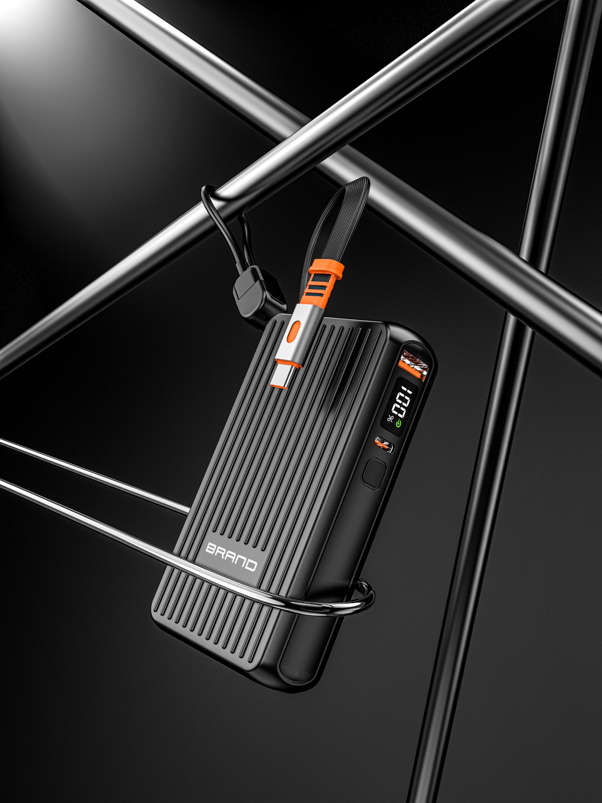 Luggage Strip Retract Cable Powerbank - Image 5