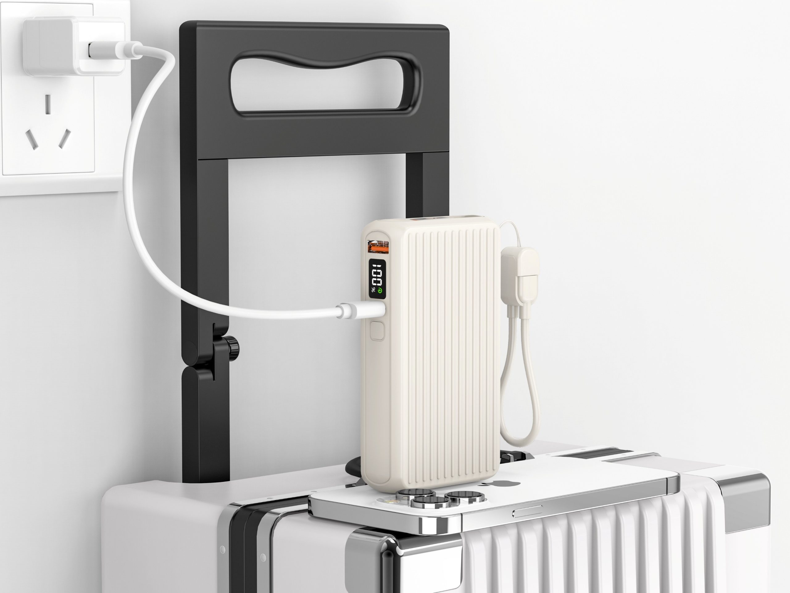 Luggage Strip Retract Cable Powerbank - Image 7