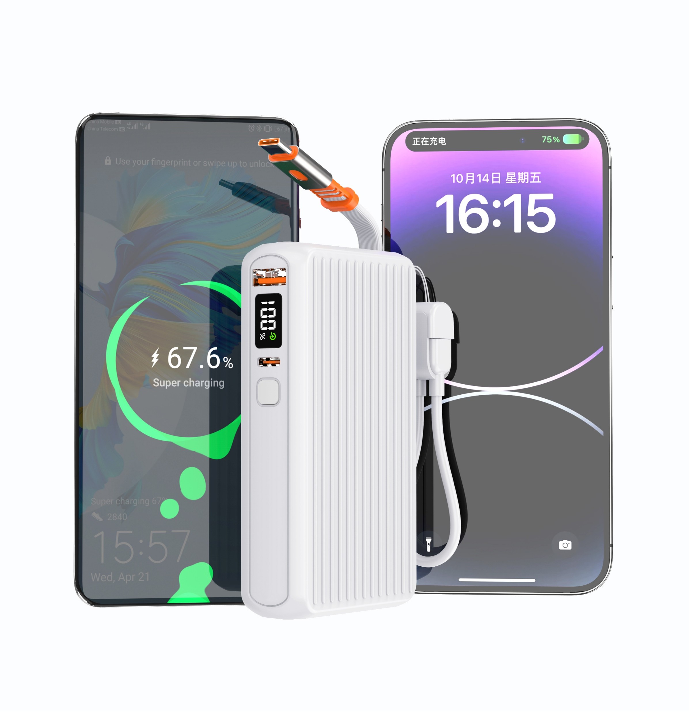 Luggage Strip Retract Cable Powerbank - Image 9