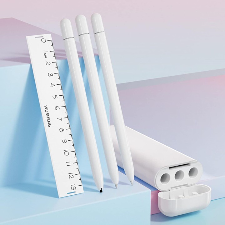 Trio Pen Set with Ruler in Magnetic Case