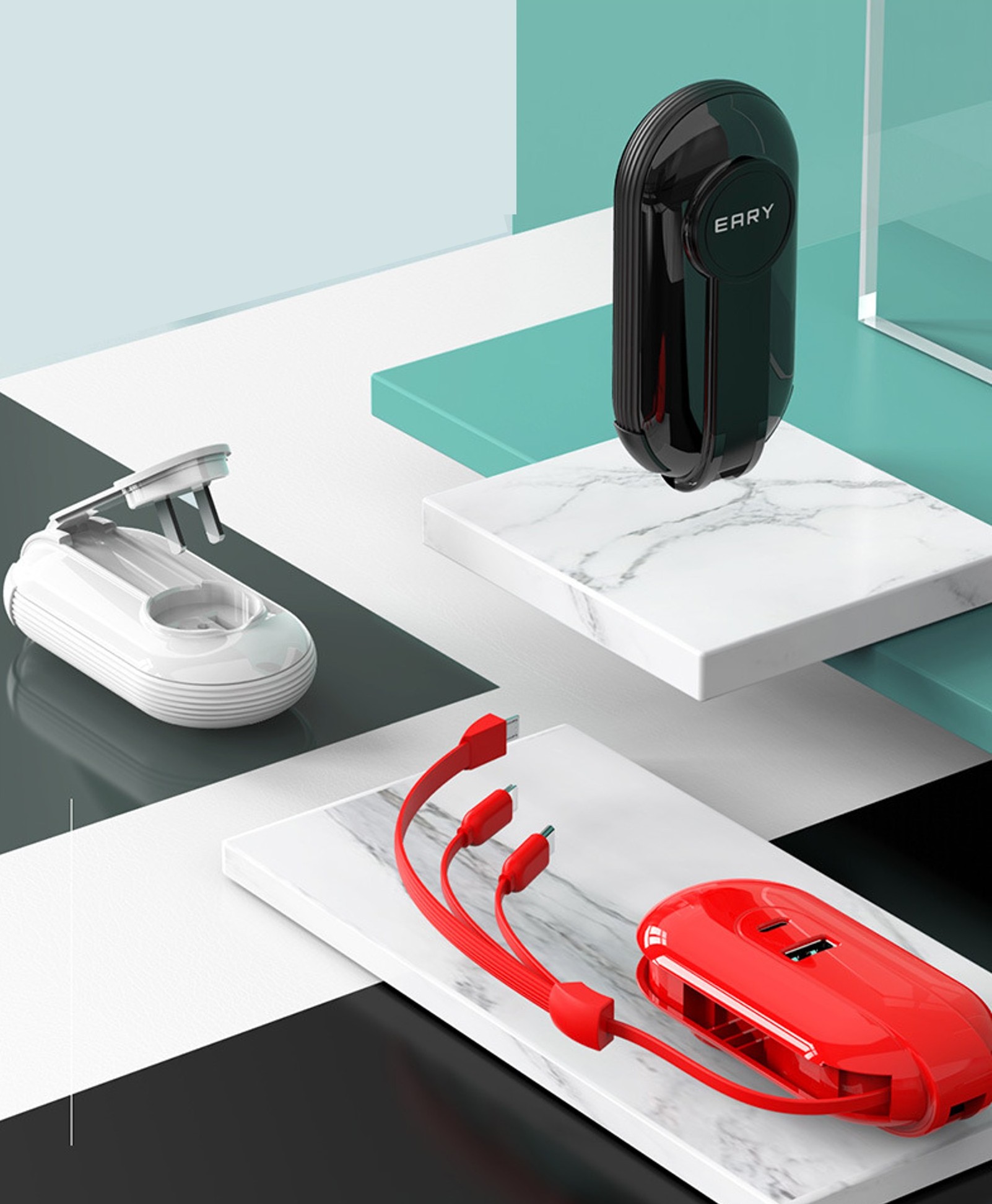 3 in 1 Multi Port Adaptor USB Charger - Image 3