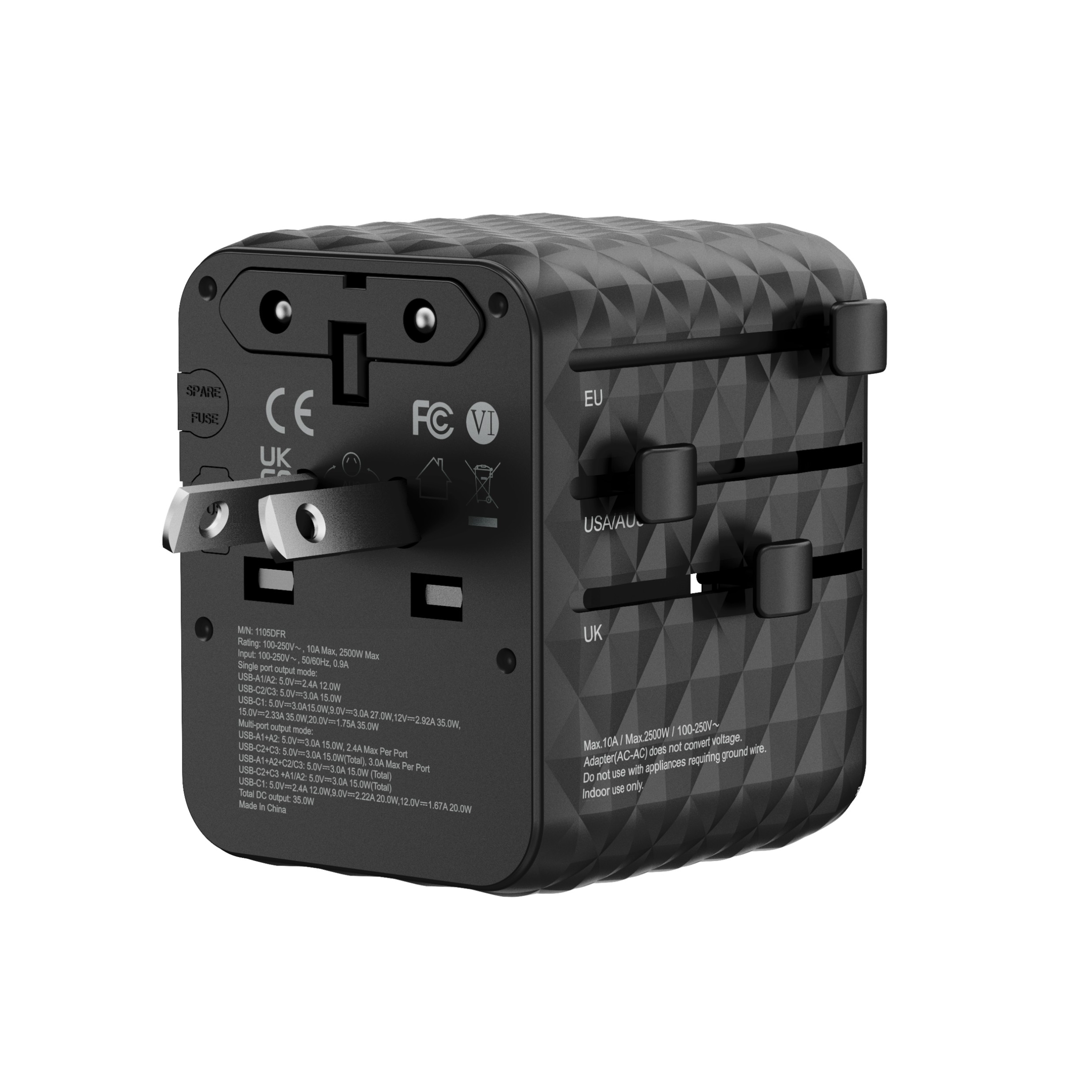 35W Gan Prism Travel Adapter - Image 7