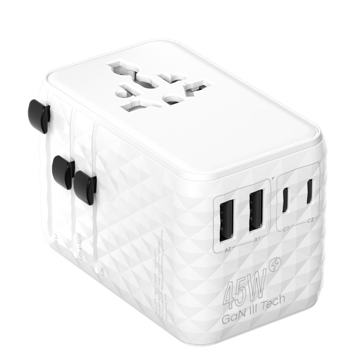 45W Prism GaN III Travel Adapter with Built-in Cable - Image 10