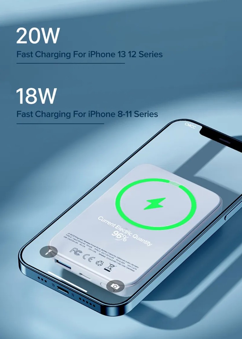 Air Vault 10000mah CCC Wireless Powerbank - Image 4