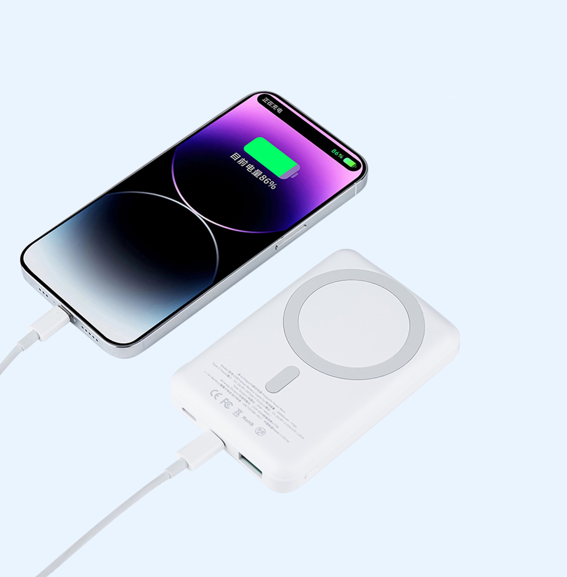 Air Vault 10000mah CCC Wireless Powerbank