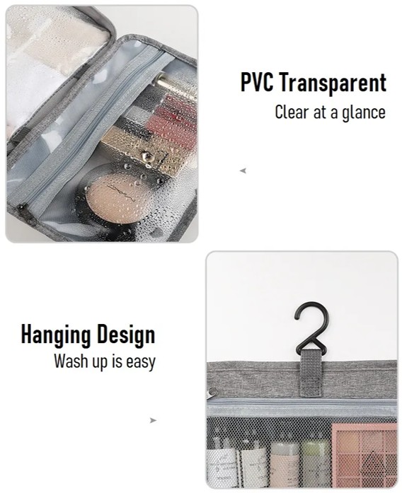 Aqua Fold Toiletries Pouch Bag - Image 4