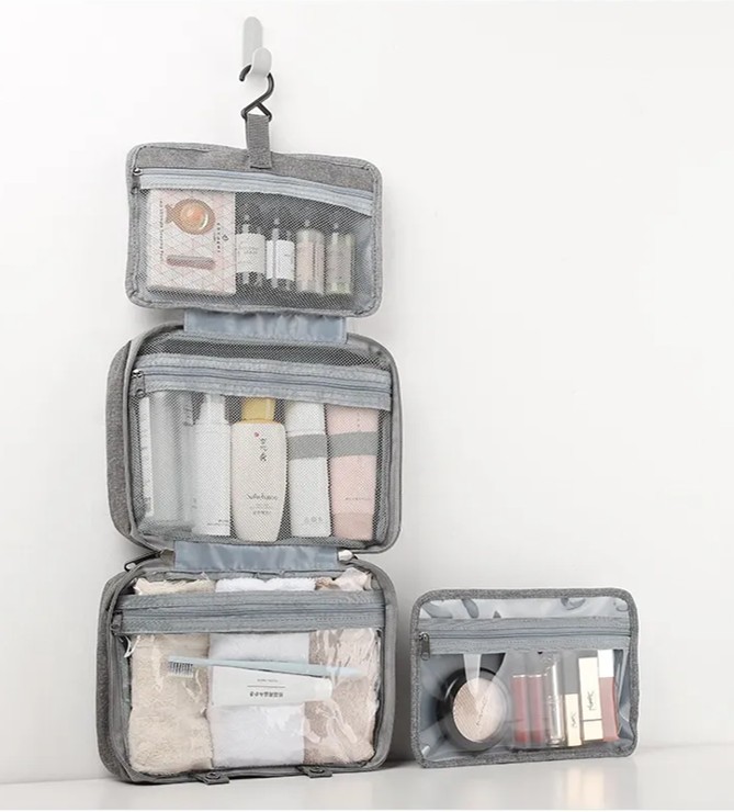 Aqua Fold Toiletries Pouch Bag - Image 8