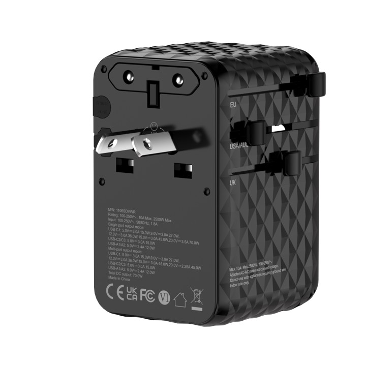 PowerFlex 70 GaN Travel Adapter with Built-in Cable - Image 3