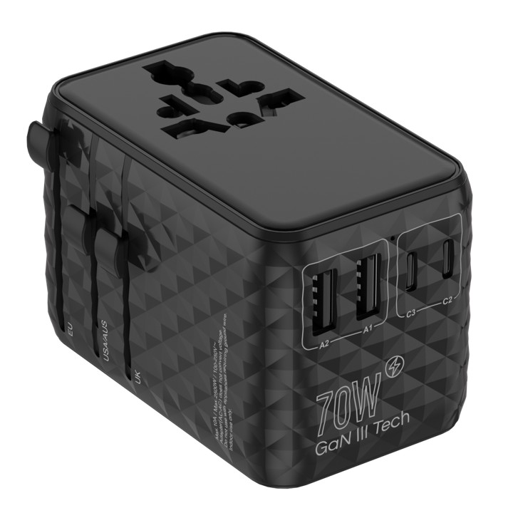 PowerFlex 70 GaN Travel Adapter with Built-in Cable - Image 4
