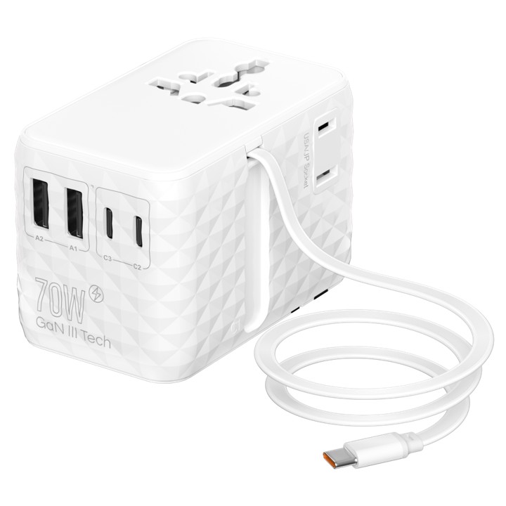 PowerFlex 70 GaN Travel Adapter with Built-in Cable - Image 10