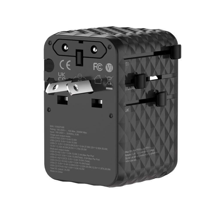 Prism 35W GaN 3 Travel Adapter with Built-in Cable - Image 5