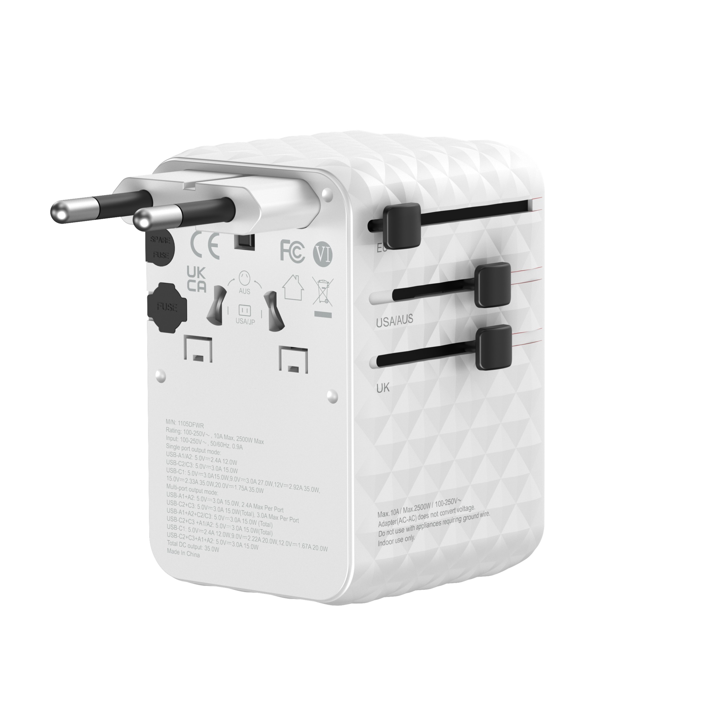 Prism 35W GaN 3 Travel Adapter with Built-in Cable - Image 8