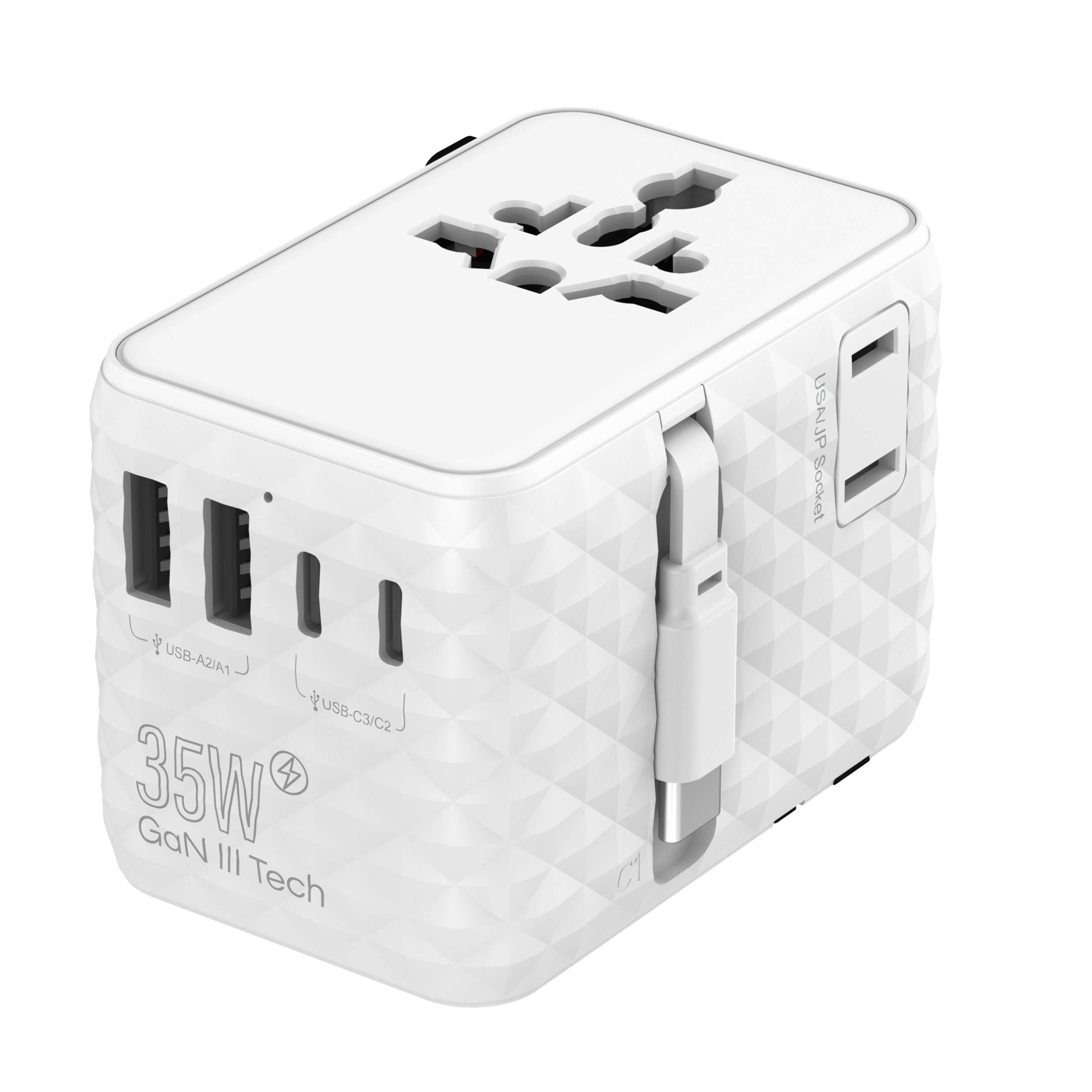Prism 35W GaN 3 Travel Adapter with Built-in Cable - Image 11