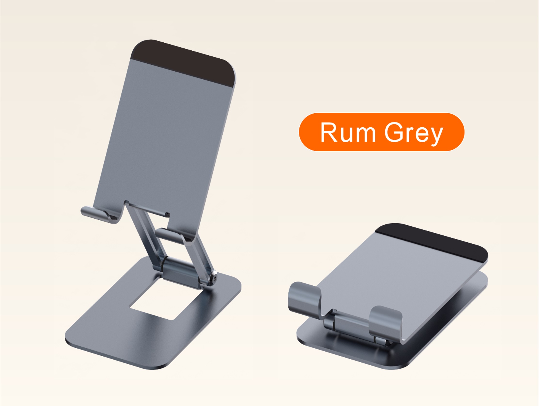 Sleek Fold Aluminum Phone Stand - Image 2