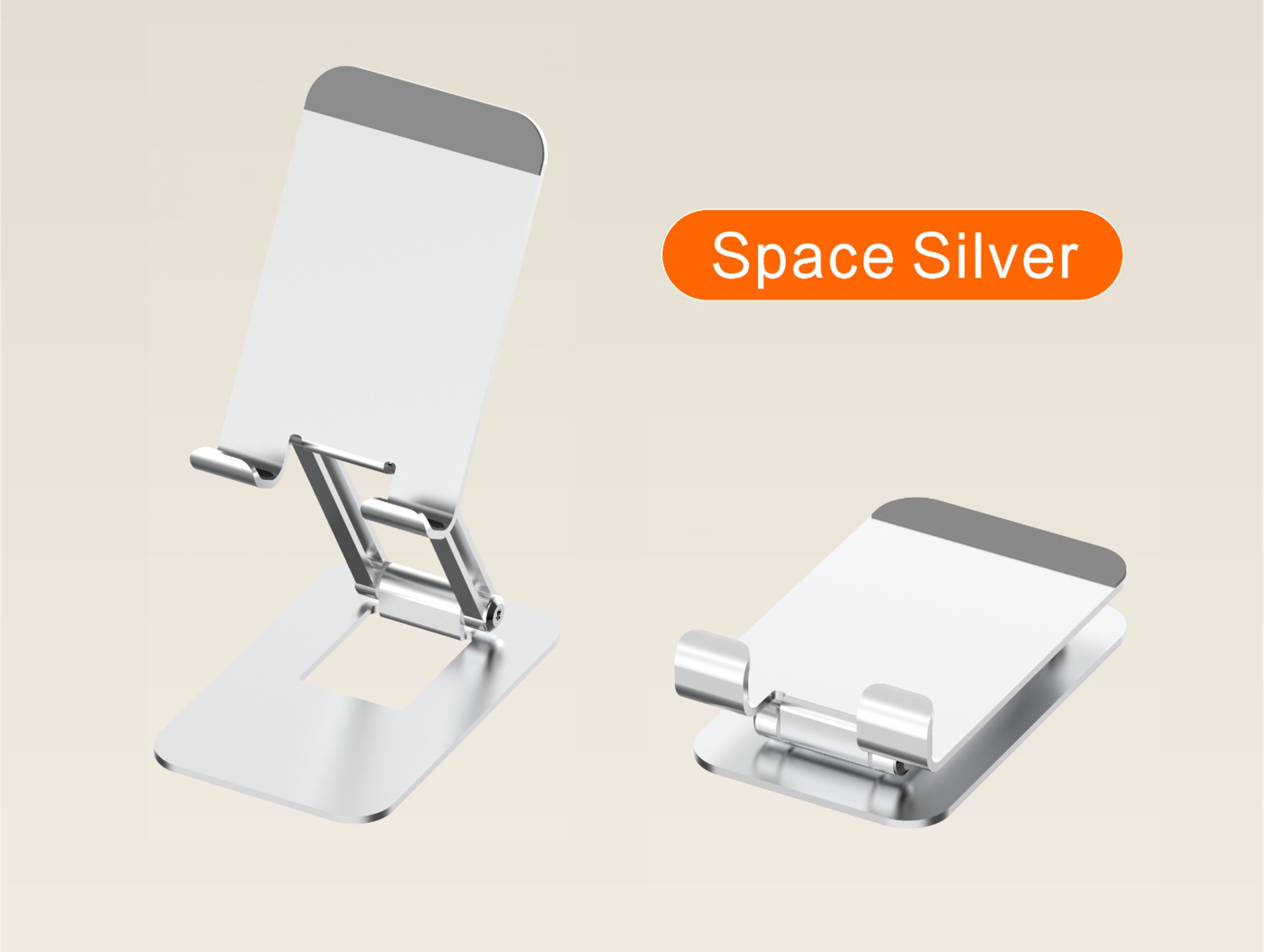 Sleek Fold Aluminum Phone Stand - Image 5