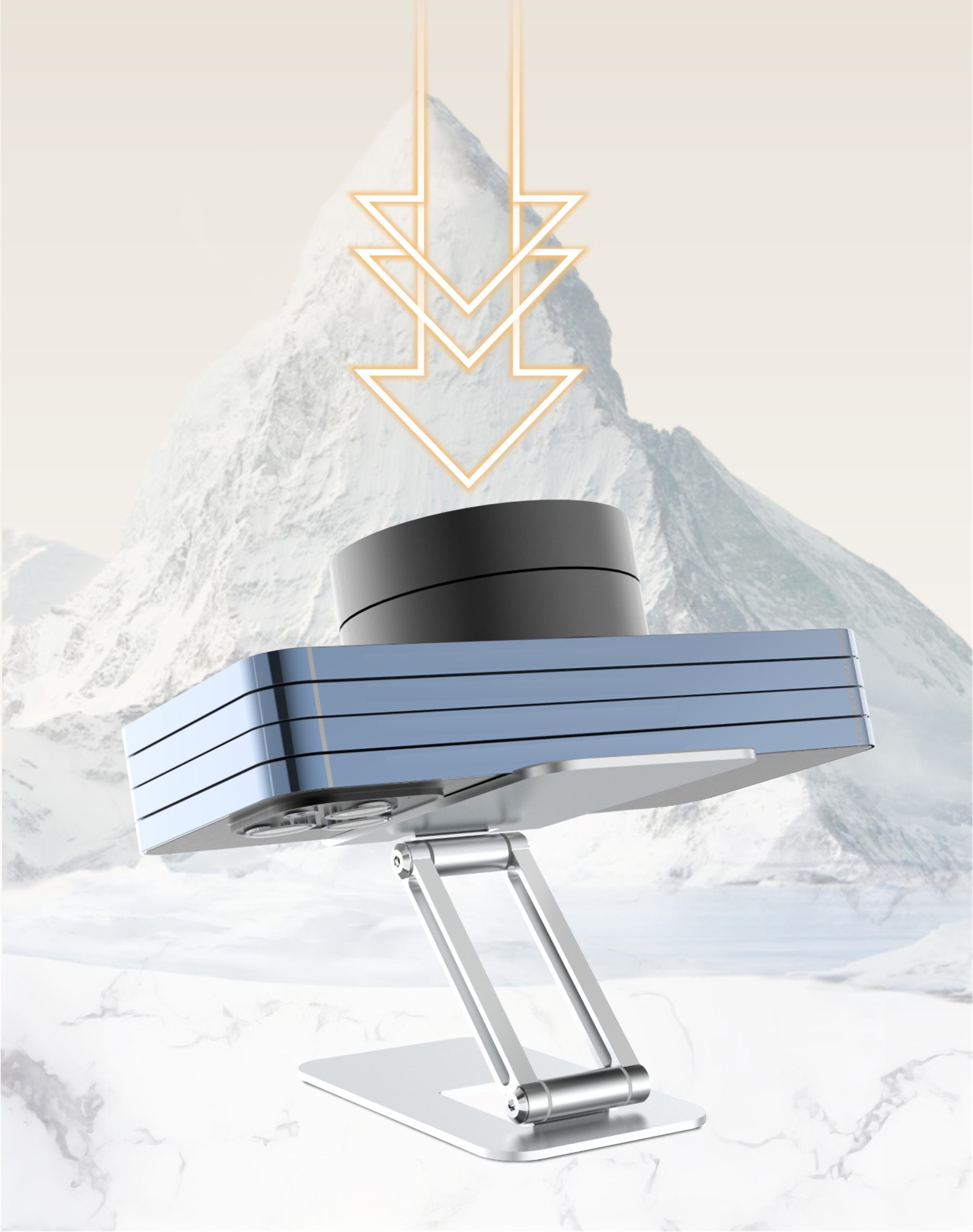 Sleek Fold Aluminum Phone Stand - Image 13