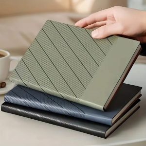 Flexi Stripes A5 Leather Notebook