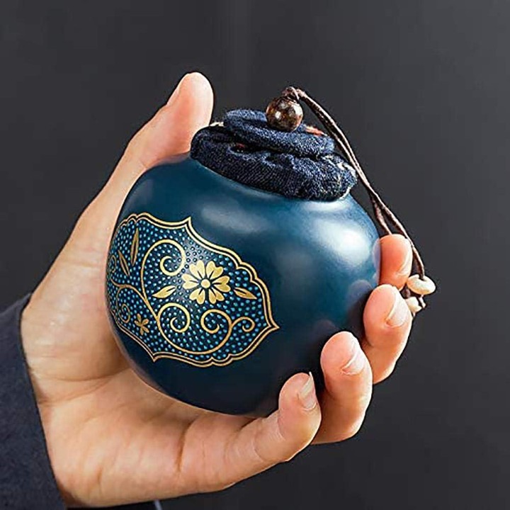 Premium Porcelain Tea Set in Leather Case - Image 14