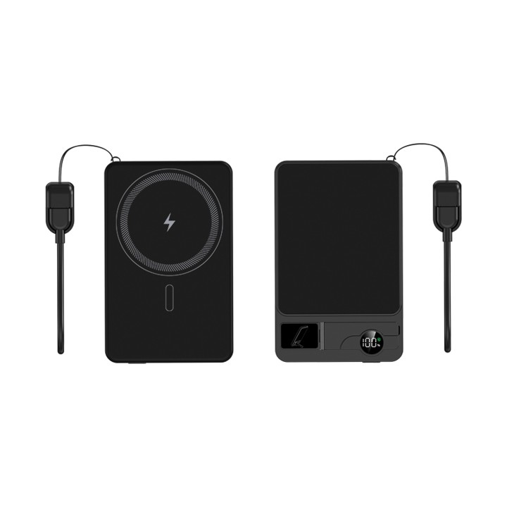 10000mah Aluminium Duo Wireless powerbank - Image 2