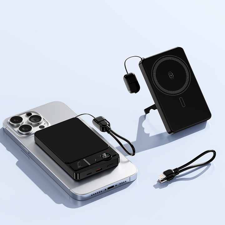 10000mah Aluminium Duo Wireless powerbank - Image 3