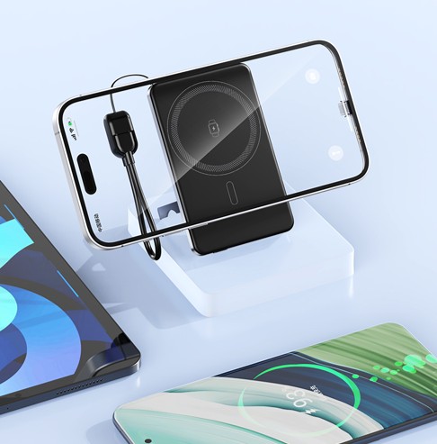 10000mah Aluminium Duo Wireless powerbank - Image 9