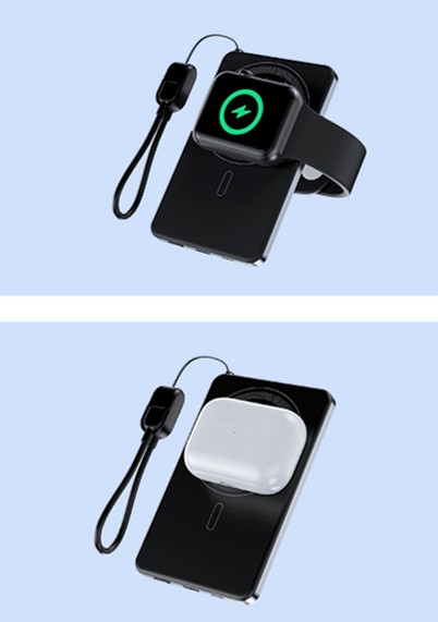 10000mah Aluminium Duo Wireless powerbank - Image 10