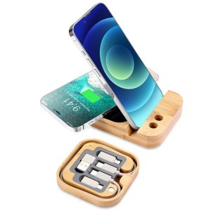 Eco Bamboo Wireless Charging Kit