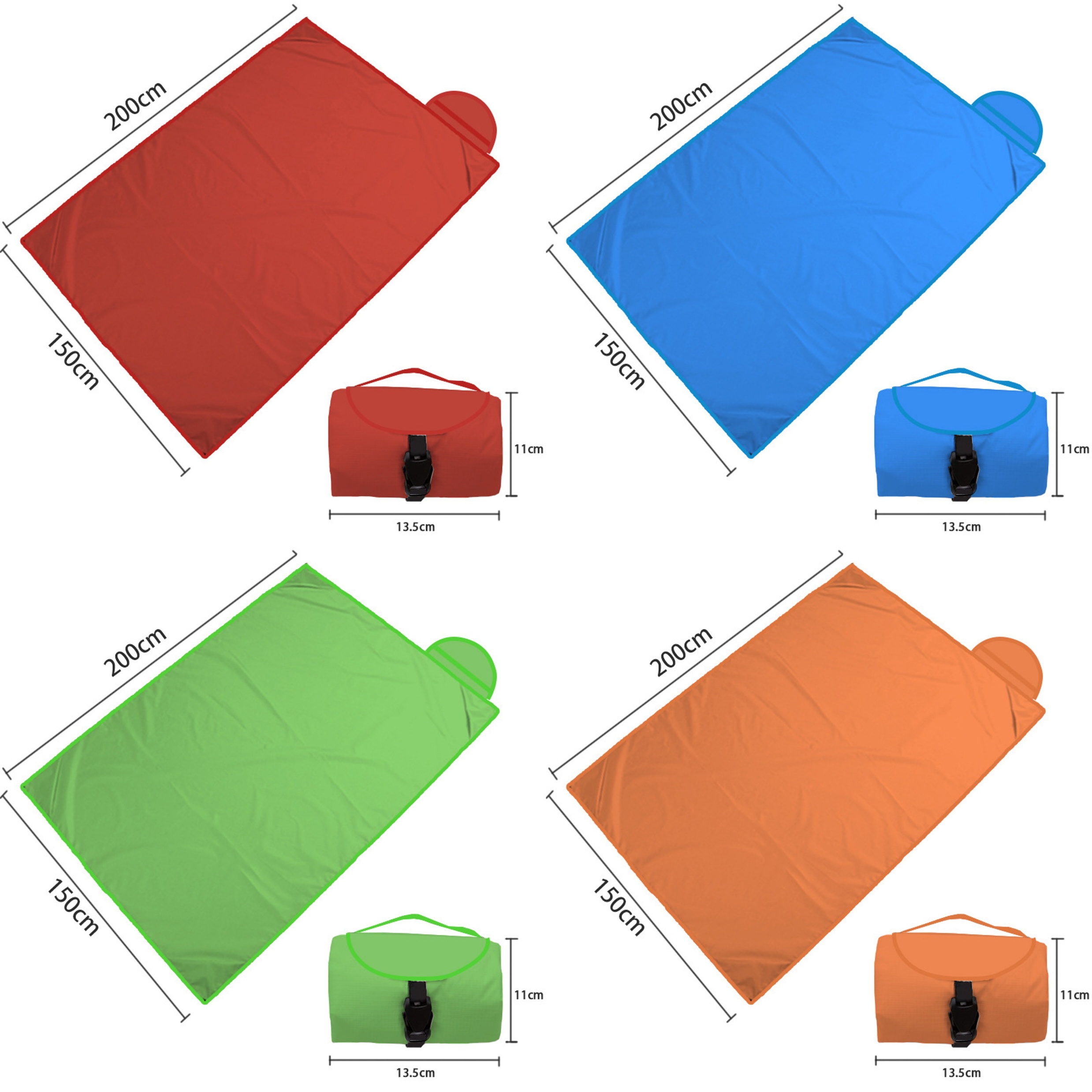 Pocket Weight Foldable Picnic Mat