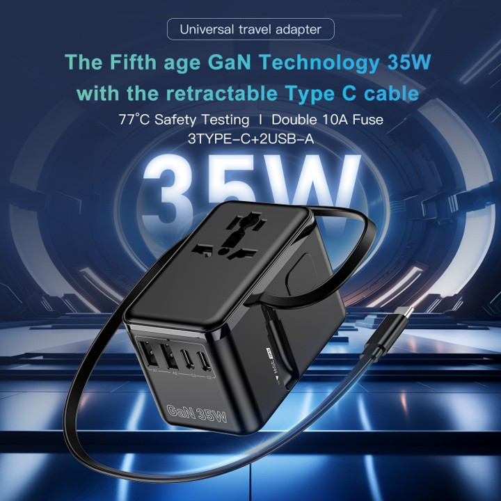 Gan Voyager 35W Travel Adaptor - Image 7