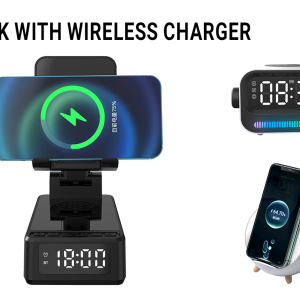 Clock with Wireless Charger