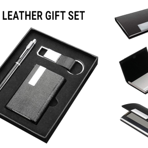 3 in 1 Leather Gift Set