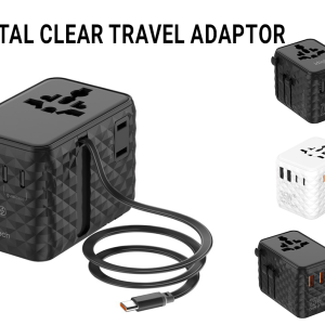 Crystal Clear Travel Adaptor