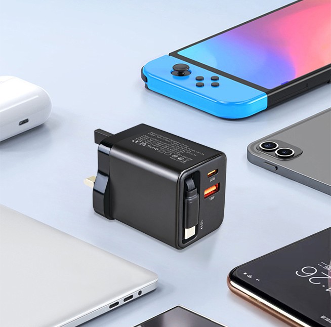 Gan65W Retract Wall Charger - Image 5